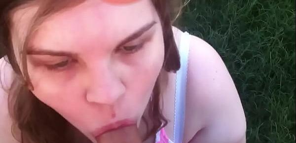  Deep throating in the corn field